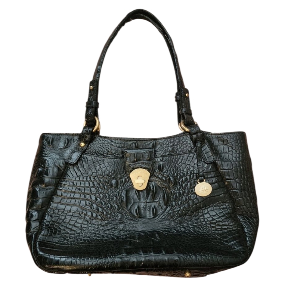 Brahmin Melbourne Collette Double Handle Shoulder Bag Tote Purse